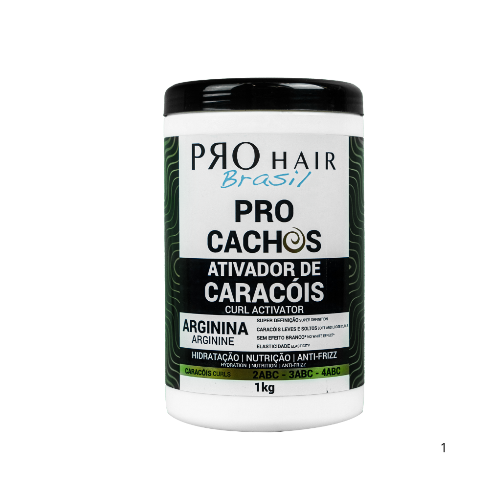 Ativador de Caracóis Arginina 1000g - Pro Hair Brasil