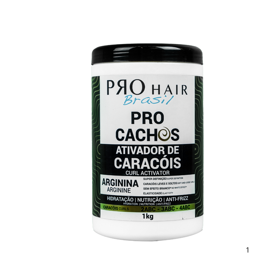 Ativador de Caracóis Arginina 1000g - Pro Hair Brasil