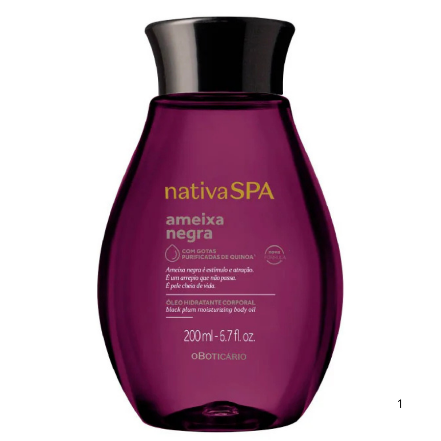 Óleo Hidratante Corporal Orquídea Noire Nativa Spa 200ml - O Boticário