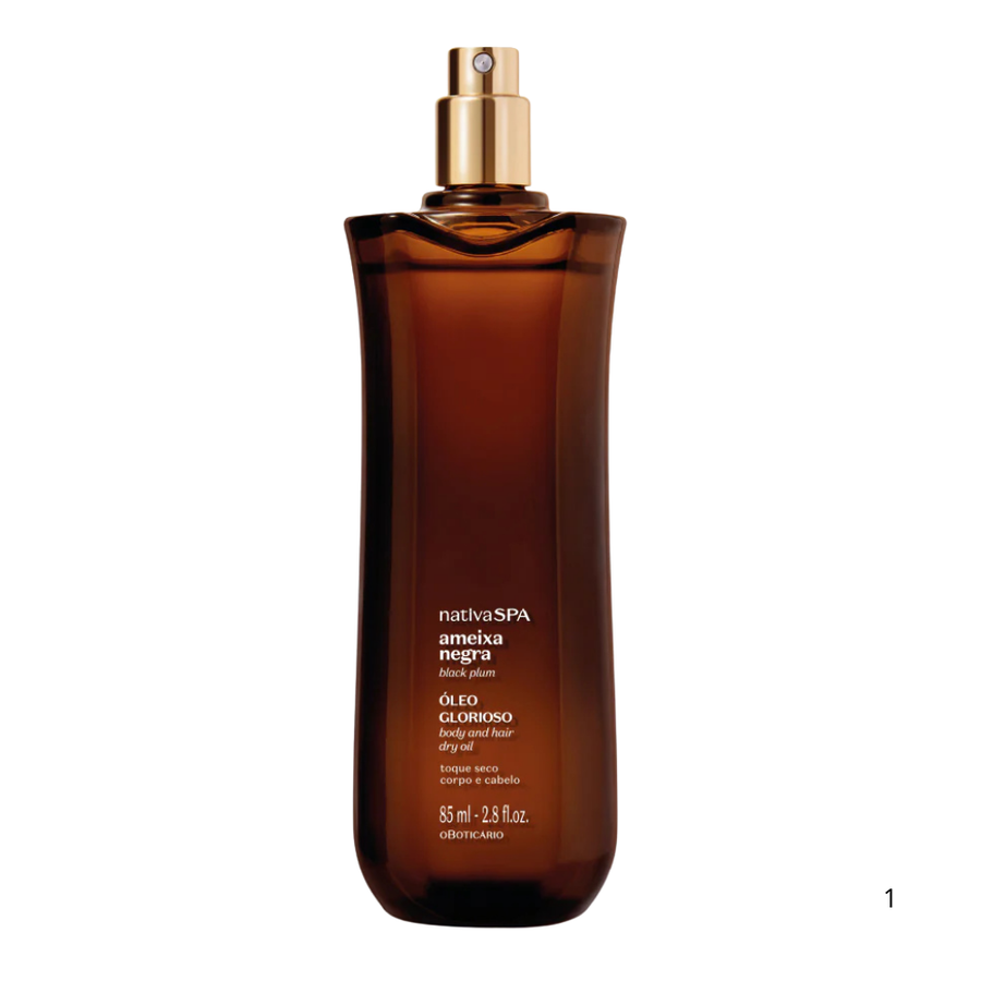 Óleo Glorioso Corpo e Cabelo Ameixa Negra Nativa Spa 85ml - O Boticário