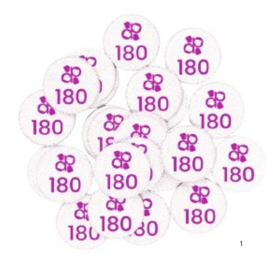 Recargas de Discos Adesivos 25mm Circulares 180 50 Unidades - Purple