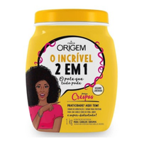 Origem - 2 em 1 Hair Mask Crespas Kinky Hair 1kg