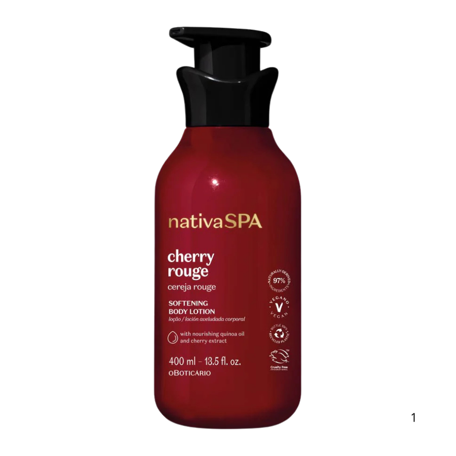 Loção Hidratante Corporal Morango Ruby Nativa Spa 400ml - O Boticário