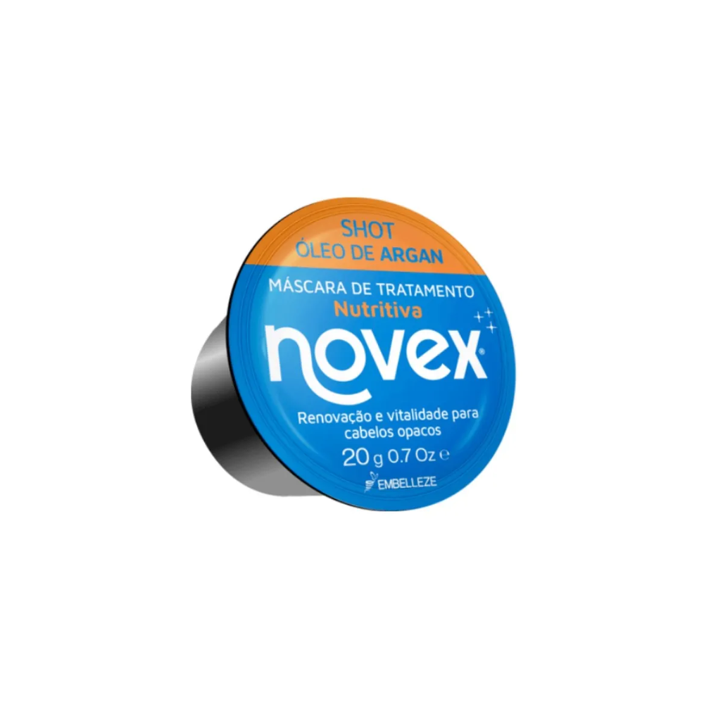 Novex Máscara de Tratamento Shot Óleo de Argan 20G