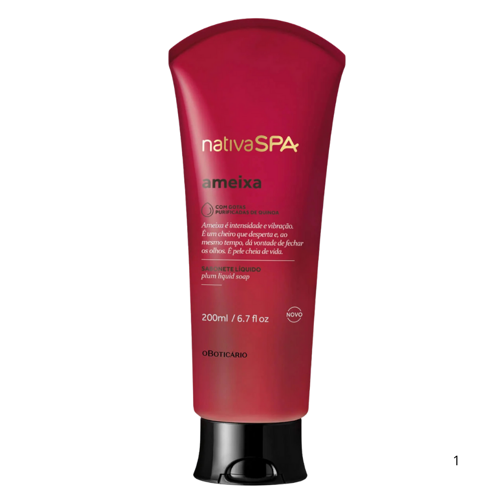 Sabonete Líquido Corporal Ameixa Nativa Spa 200ml - O Boticário