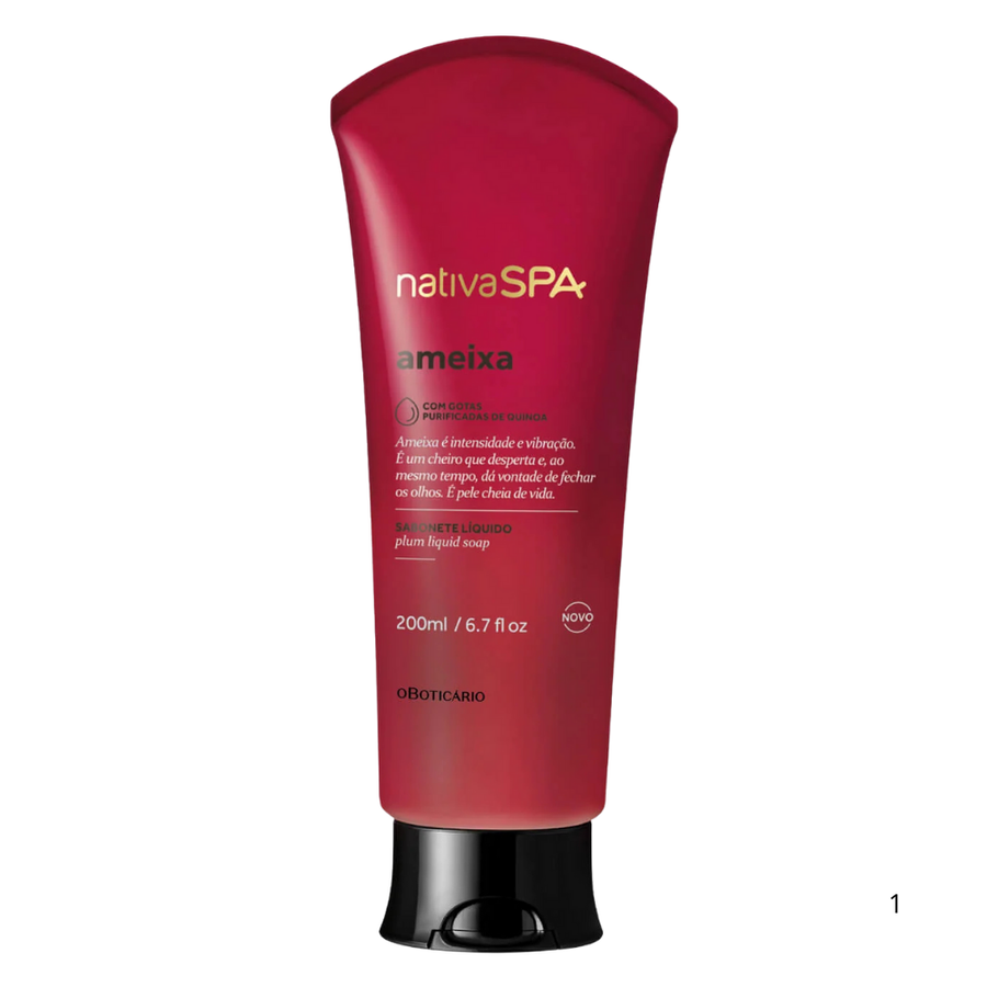 Sabonete Líquido Corporal Ameixa Nativa Spa 200ml - O Boticário