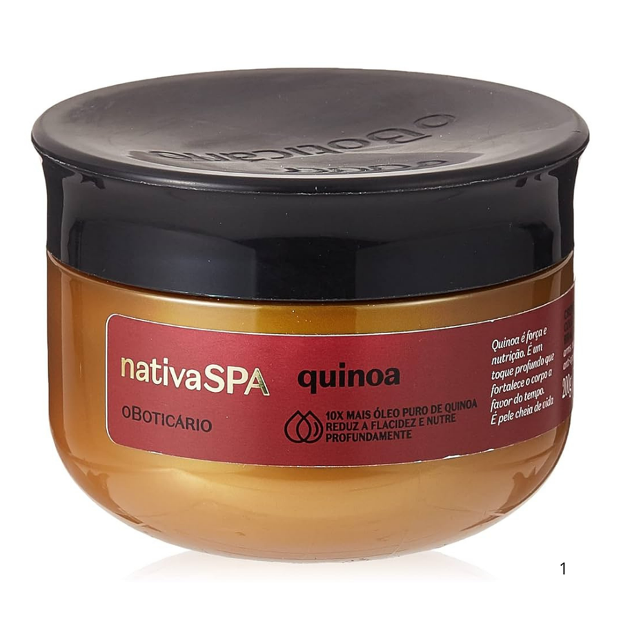 Creme Antissinais Colo Pescoço e Braços Quinoa Nativa Spa 200g - O Boticário