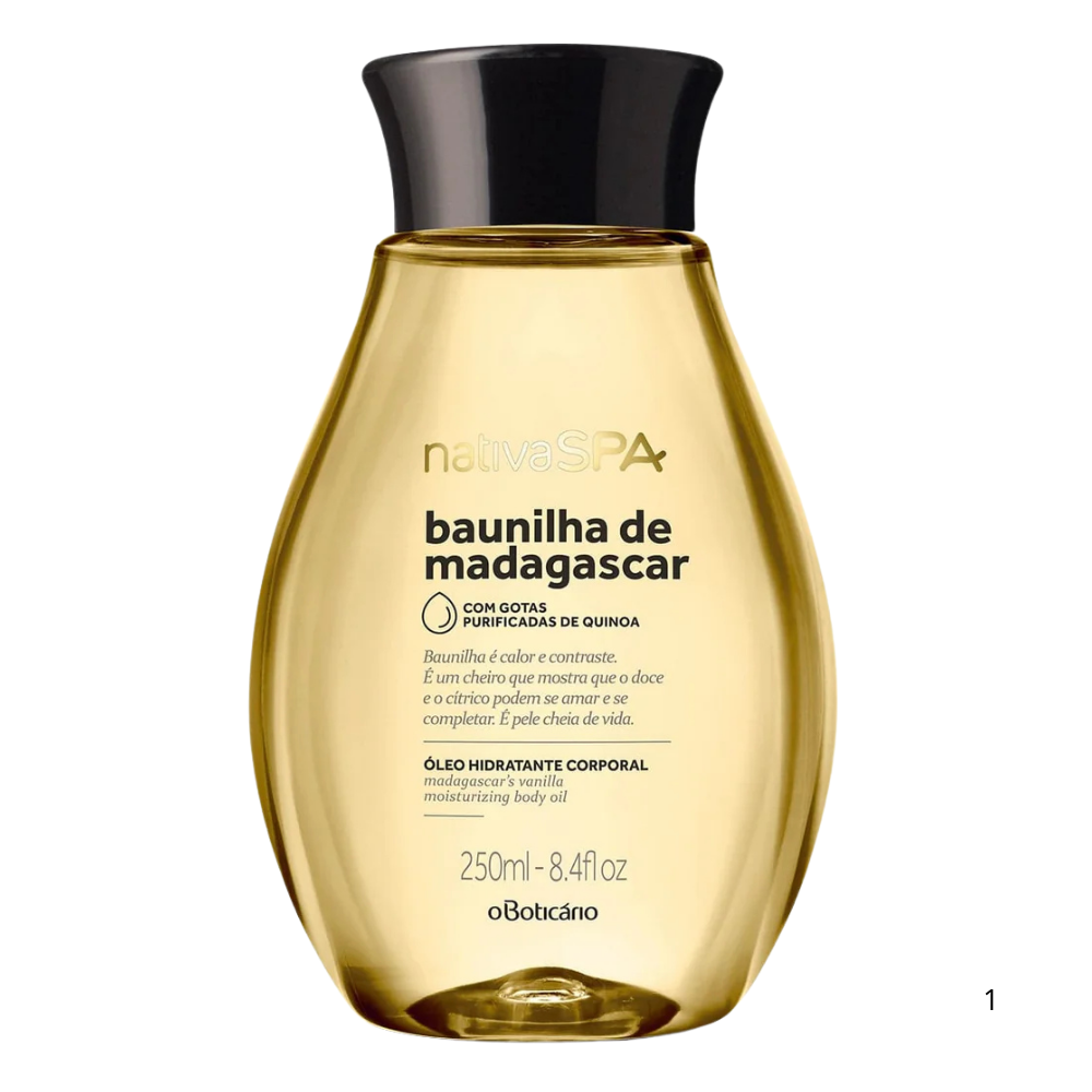 Óleo Hidratante Corporal Vanilla de Madagascar Nativa Spa 200ml - O Boticário