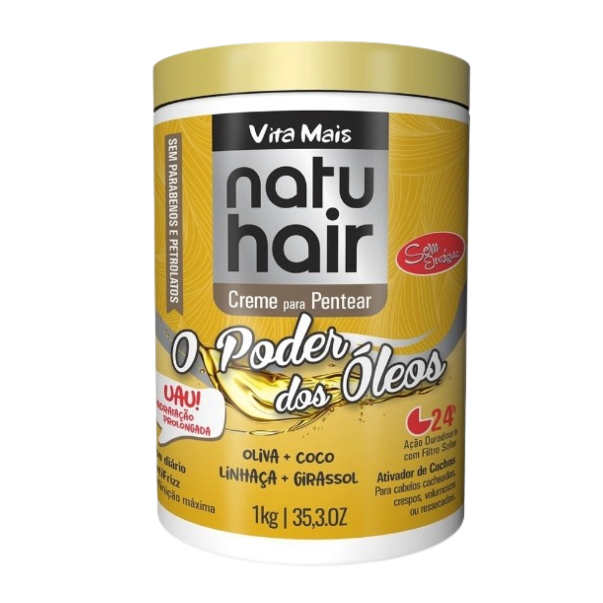 Leave-in Conditioner with the Power of Oils 1kg - NatuHair