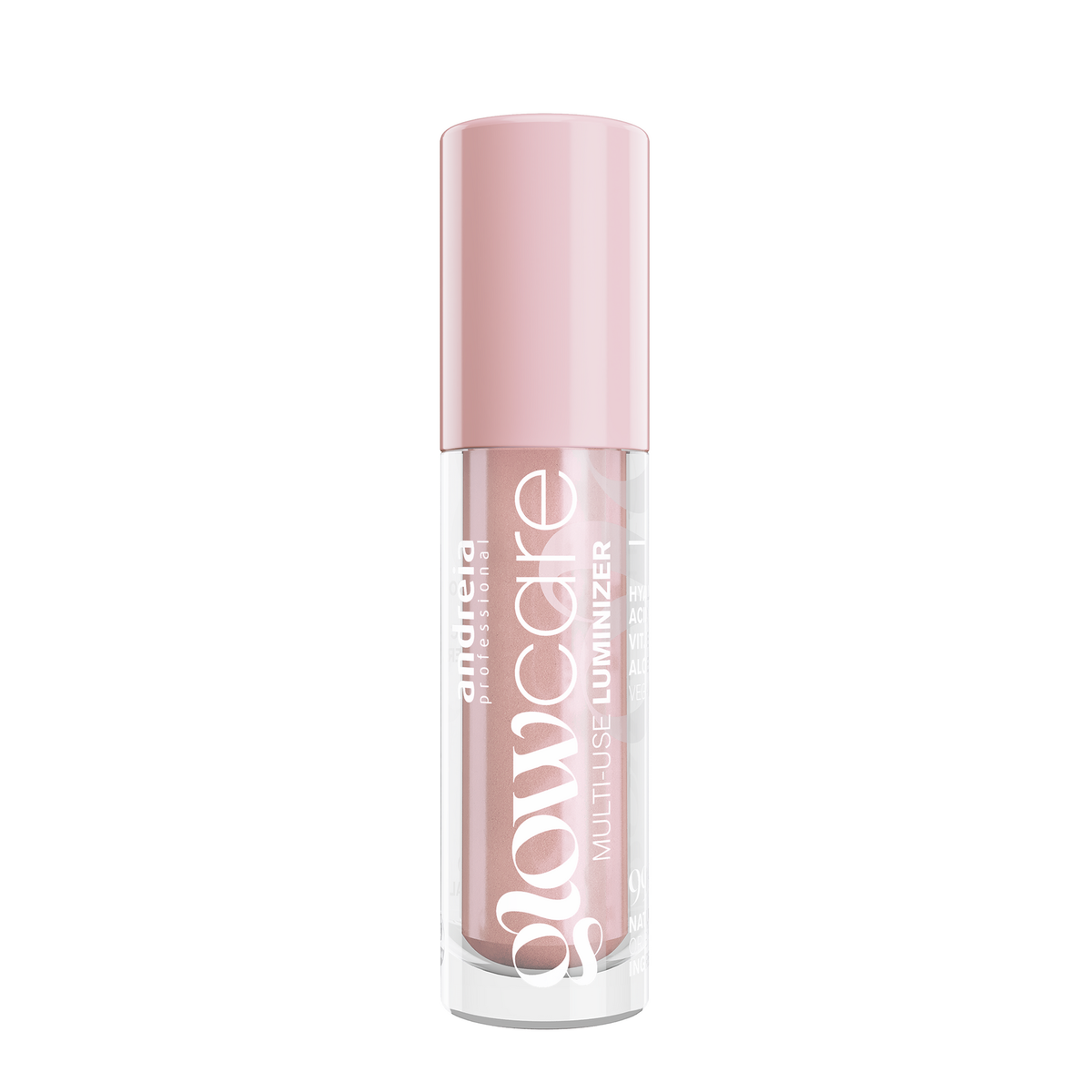 Iluminador Andreia Glow Care 07 Petal Radiance 4 g — embalagem sobre fundo branco