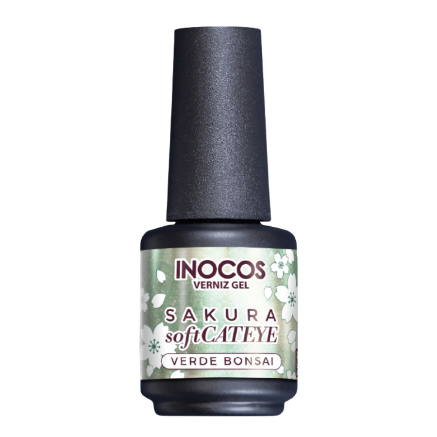 Verniz Gel Soft Cateye Verde Bonsai 15ml - Inocos