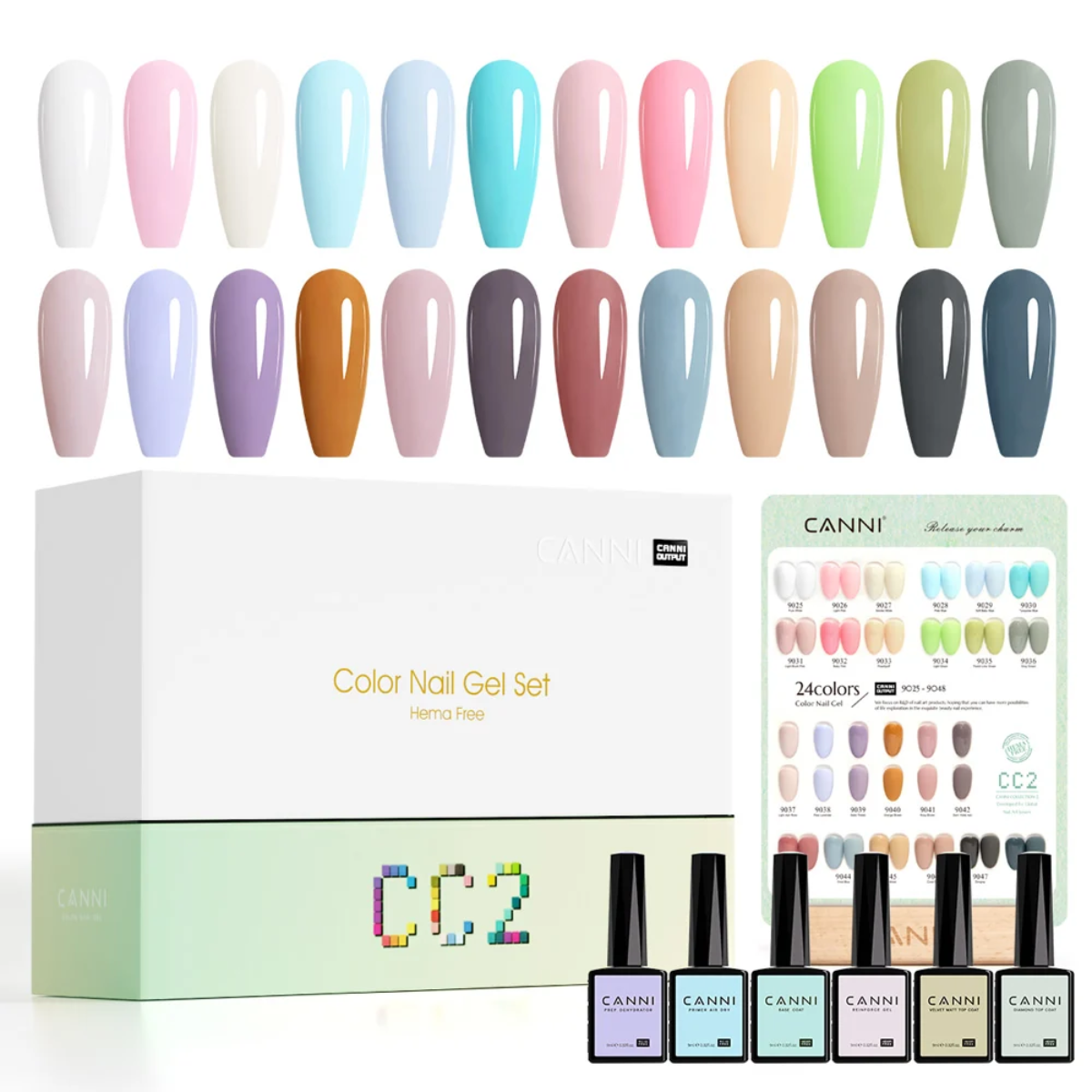 CC2 - 30pcs Gel Polish Kit - Canni