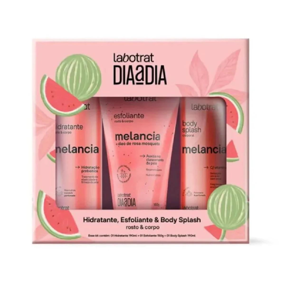 Labotrat - Dia a Dia Pack Melancia Hidratante, Esfoliante & Body Splash