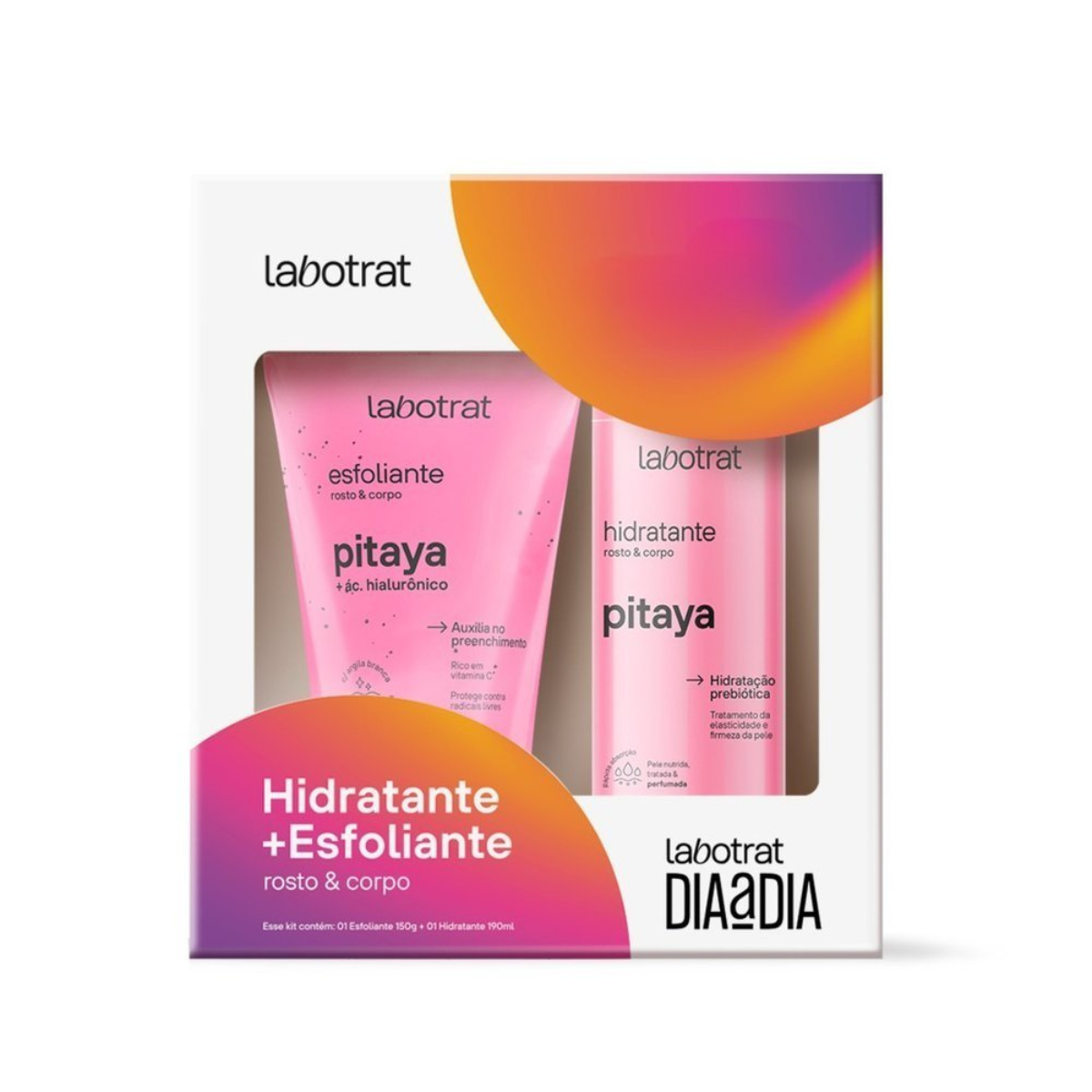 Labotrat - Kit Dia a Dia Pitaya Esfoliante 150g + Hidratante 190ml