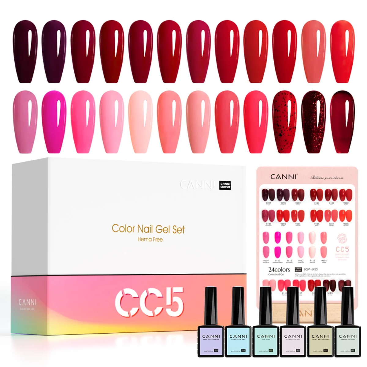 CC5 - 30pcs Gel Polish Kit - Canni