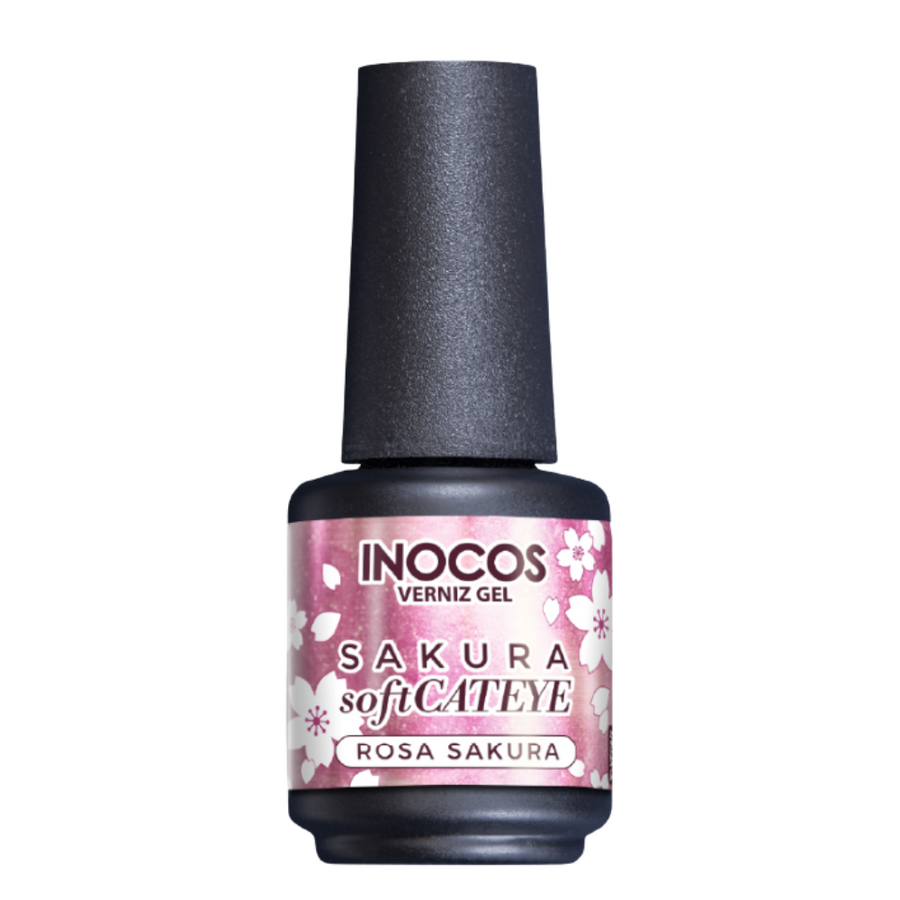 Verniz Gel Soft Cateye Rosa Sakura 15ml - Inocos