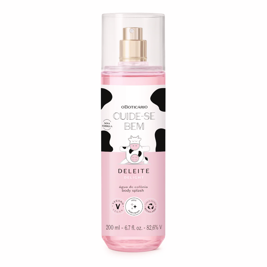 Boticário Body Splash Cuide-se Bem Deleite 200ml