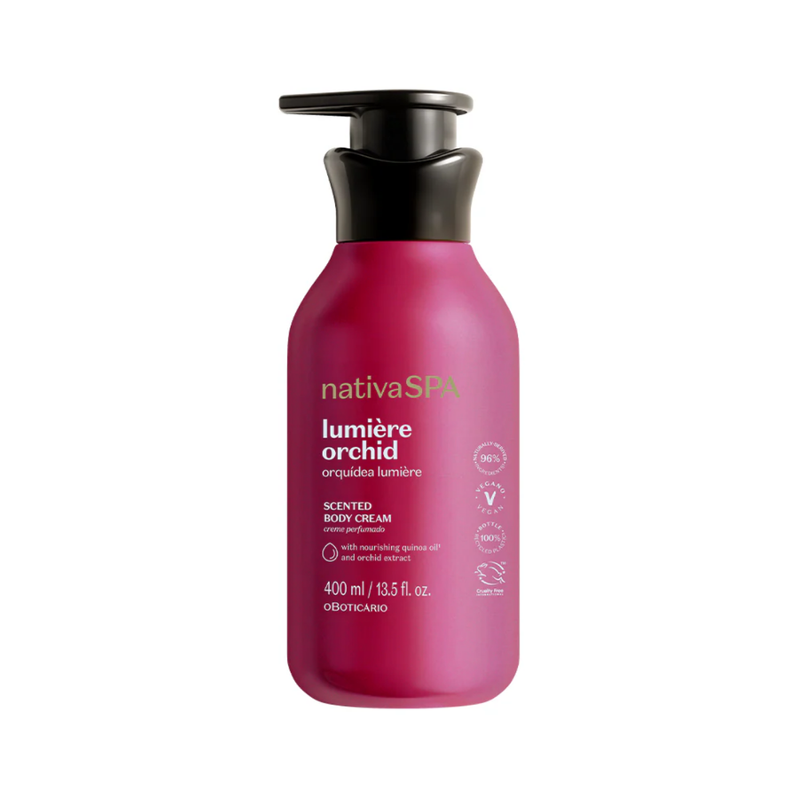 Creme Hidratante Perfumado Nativa SPA Orquídea Lumière 400ml - O boticário