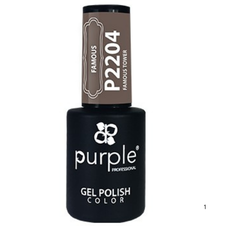 Purple - Gel Polish Famous Tower 10ml