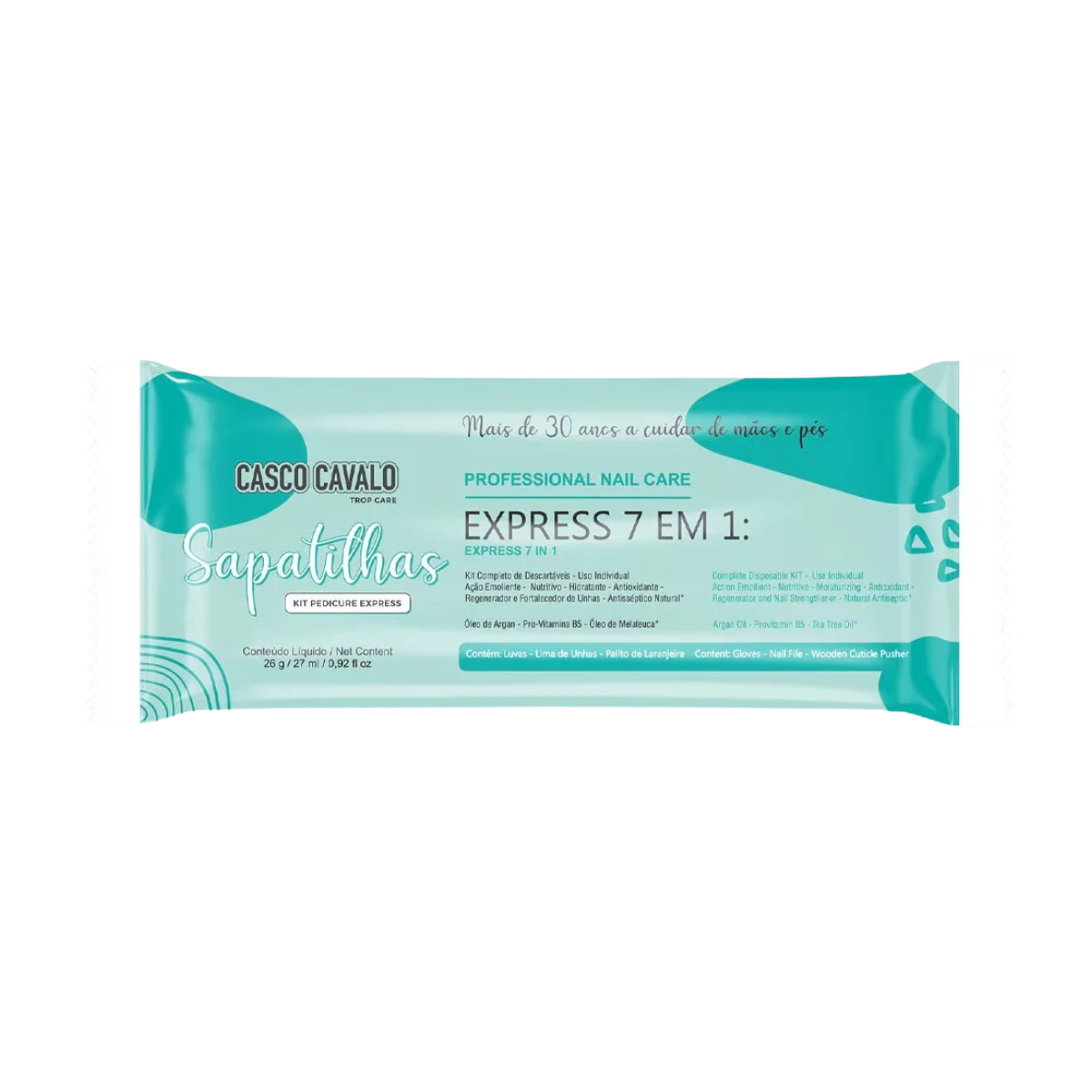 Kit Sapatilhas Express Pedicure - Casco De Cavalo