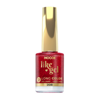 Verniz Efeito Gel de Alta Duração Like Gel 208 11ml - Inocos