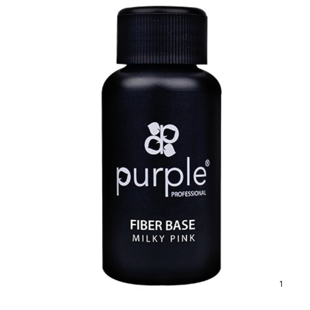Fiber Base Milky Pink 50ml - Purple