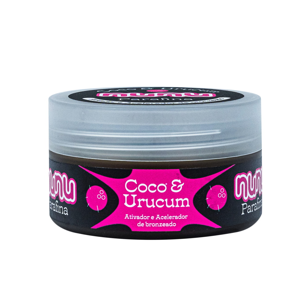 Nunu parafina bronzeadora Coco e Urucum 200 ml para o corpo