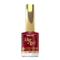 Verniz Efeito Gel de Alta Duração Like Gel 210 11ml - Inocos