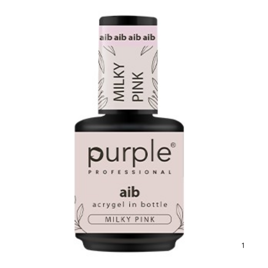 Purple Professional AIB Acrygel in a Bottle Milky Pink P270 15ml