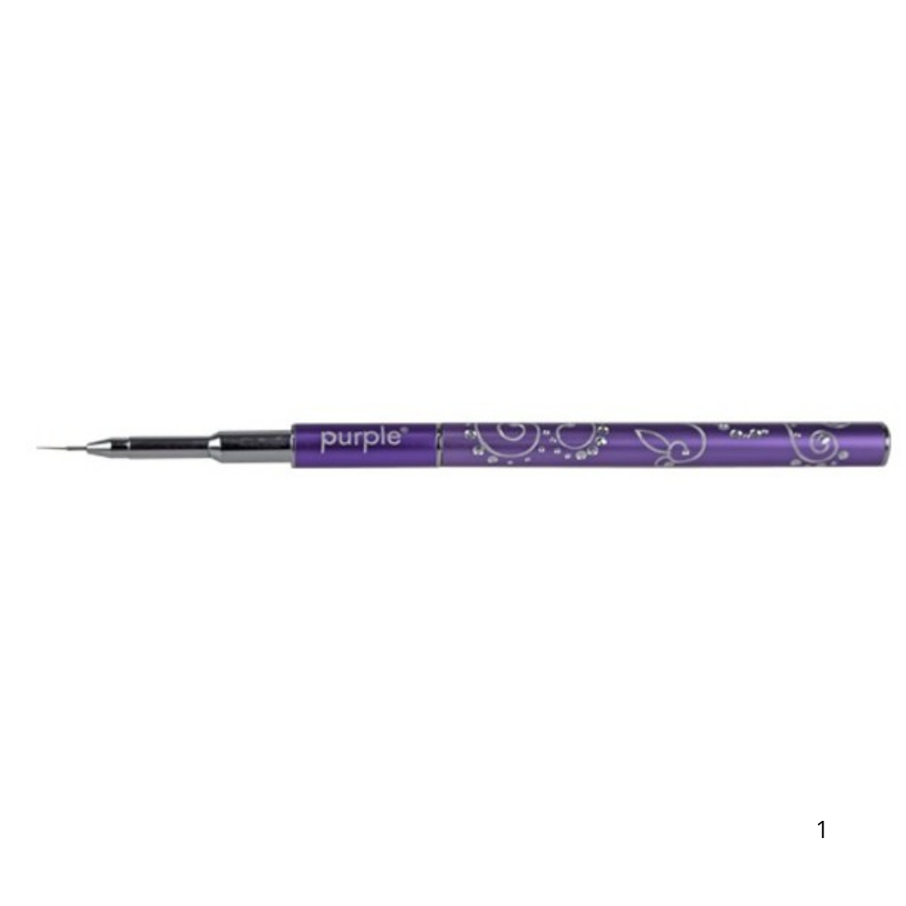Pincel Nylon Micro Nail Art #000 - Purple