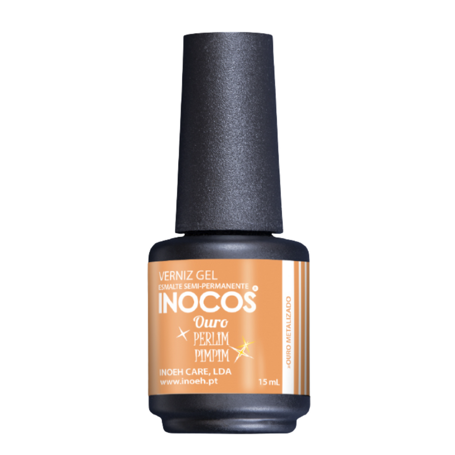 Verniz Gel Perlimpimpim Ouro 15ml - Inocos
