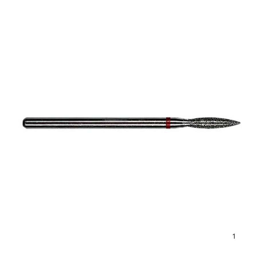 Purple Professional Broca de Diamante Chama Bicuda Fina (F) P3083 2.3x10mm