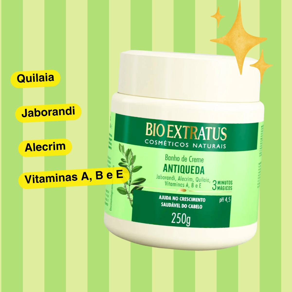 Bio Extratus Anti-Hair Loss Jaborandi Cream Bath 250g