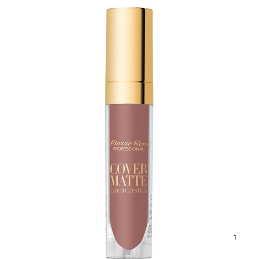Pierre René - Batom Liq Cover  Matte 04 Dusky Rose