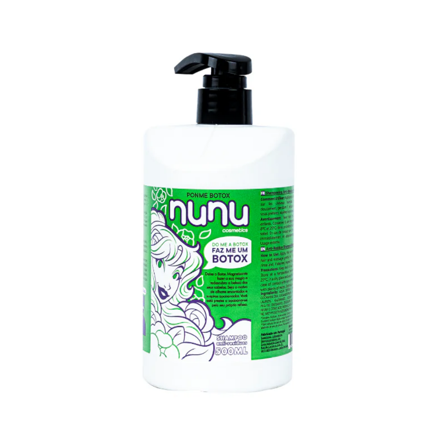 Nunu - Shampoo Botox Anti-Residuos 500ml