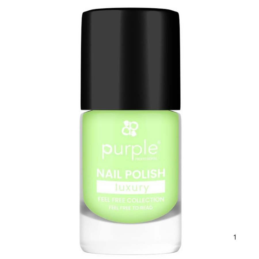 Nail Polish Luxury Feel Free To Read 10ml - Purple