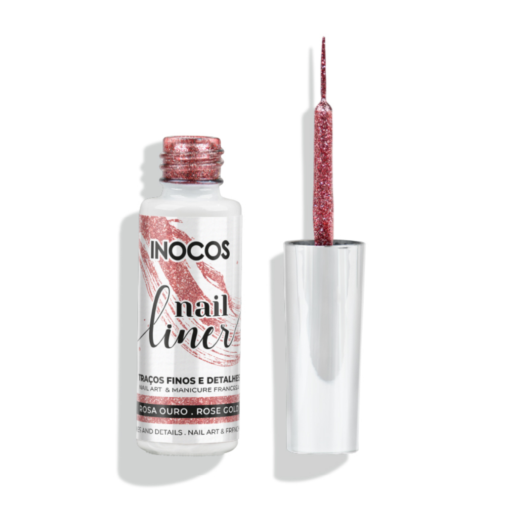 Inocos - Nail Liner Rosa Ouro
