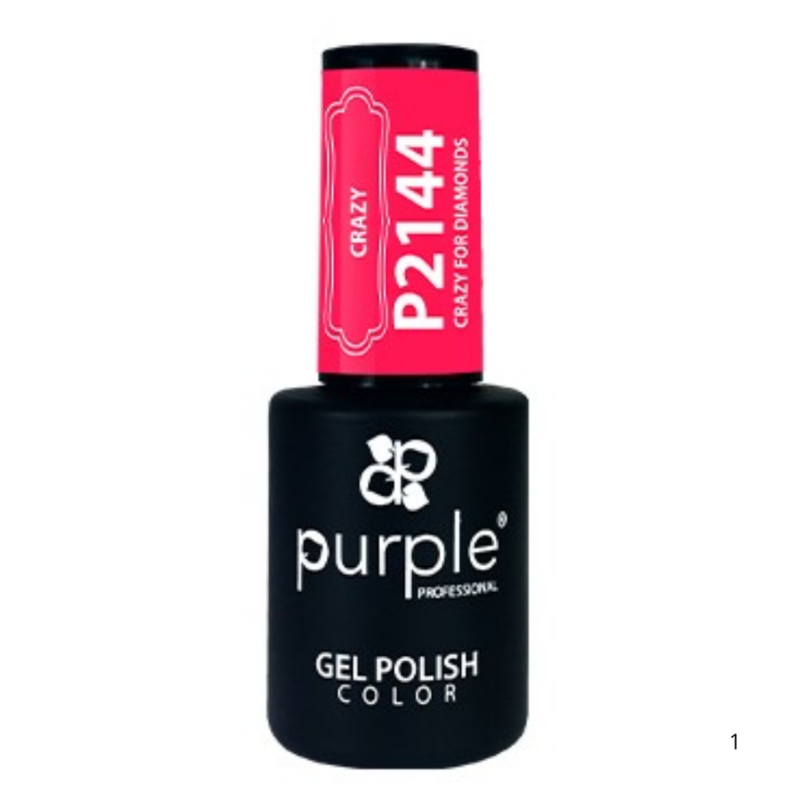 Gel Polish Crazy For Diamonds 10ml - Purple