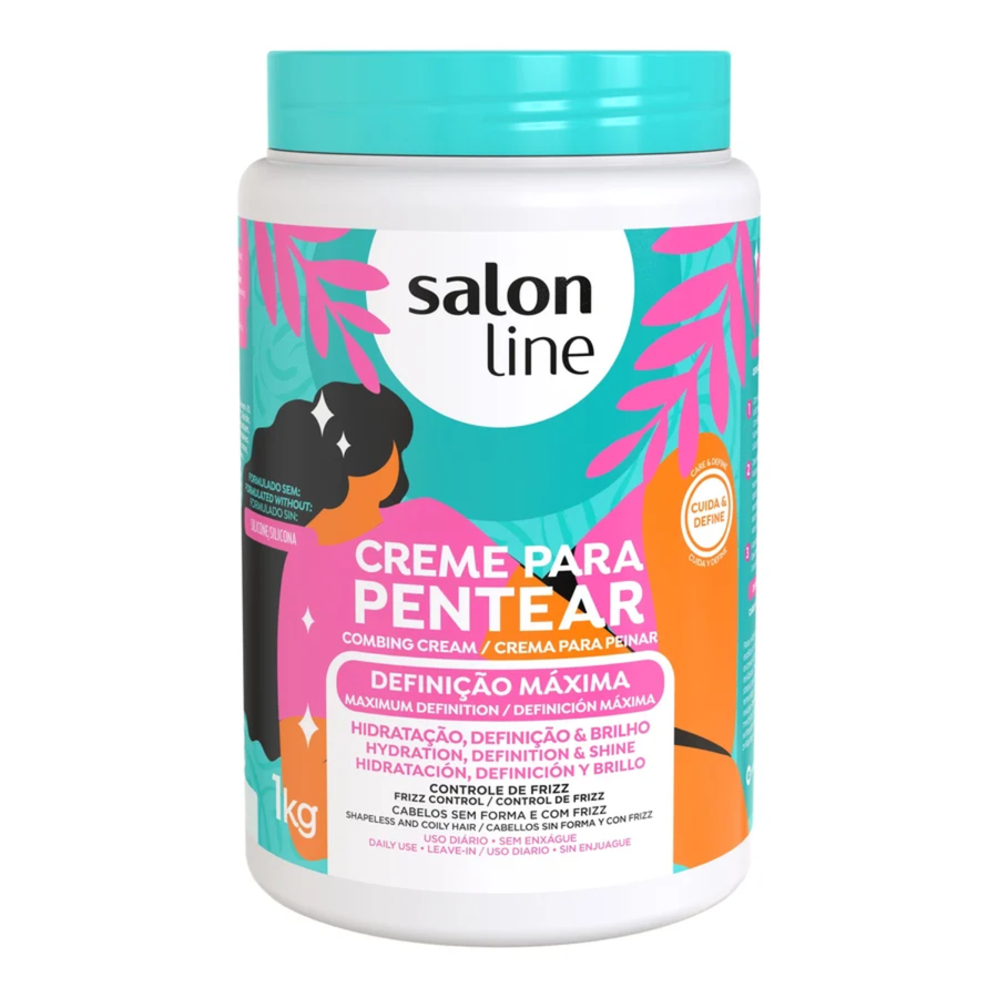 Salon Line Creme De Pentear Definição Máxima 1 kg