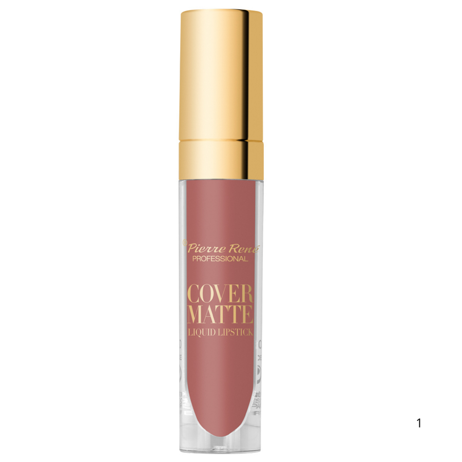 Pierre Rene' - Batom liq Cover Matte 02 Vintage Rose