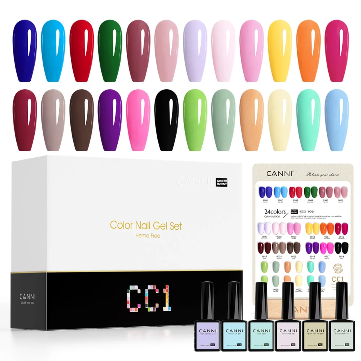 CC1 - 30pcs Gel Polish Kit - Canni