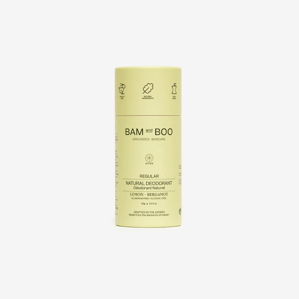 Desodorante Natural Limão e Bergamont 65gr-BAM and BOO