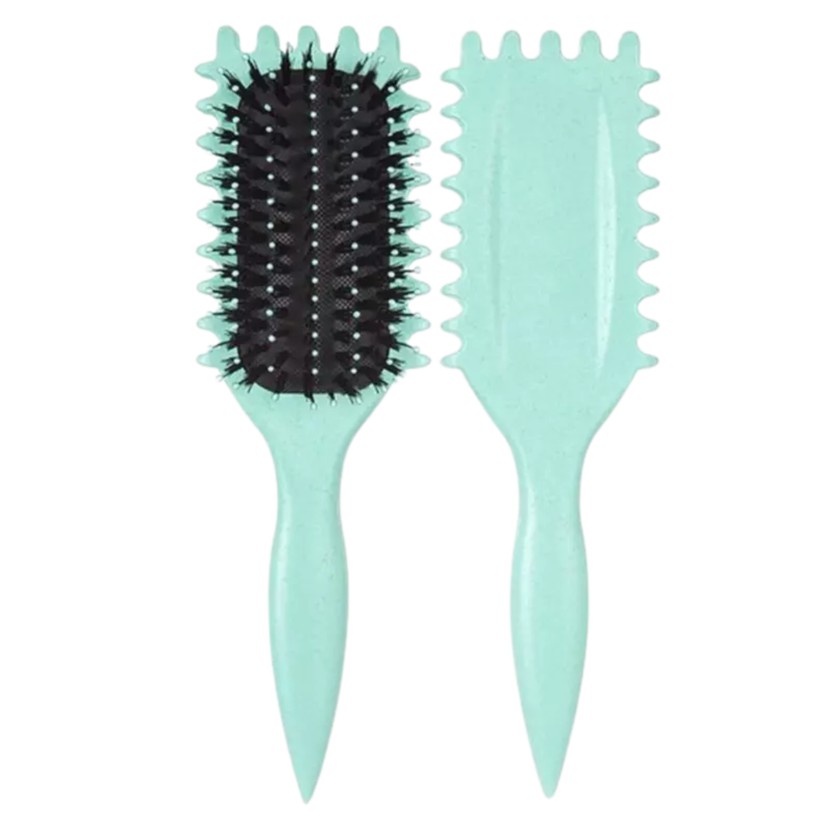 Curly Hair Brush Styling Azul