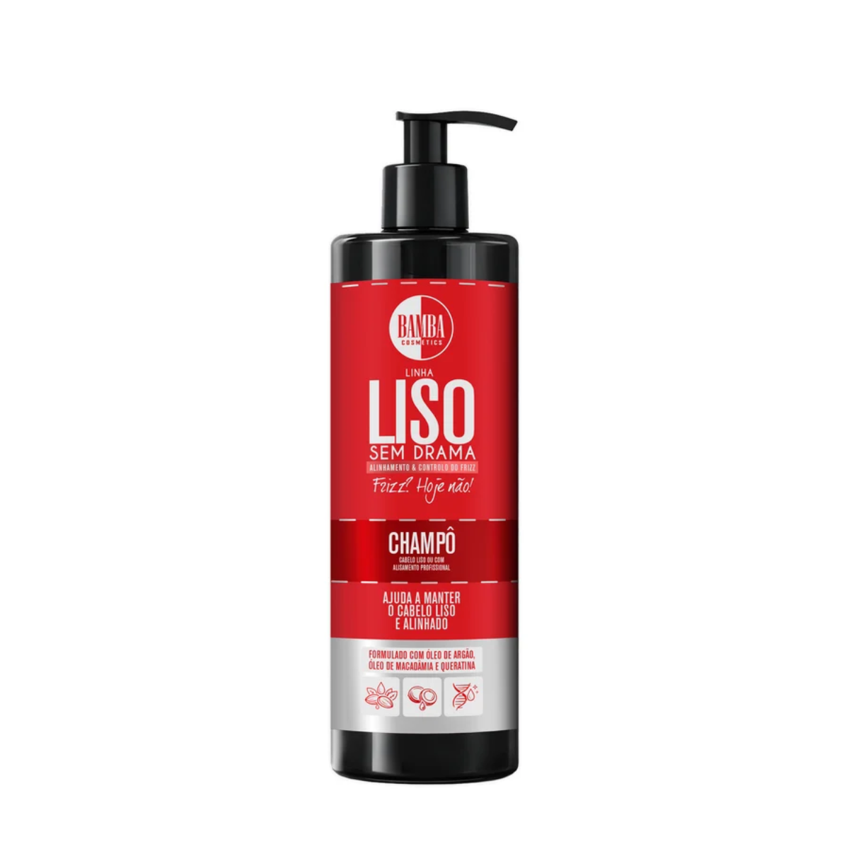 Liso Sem Drama Shampoo Alinhamento & Frizz 500ml - Bamba