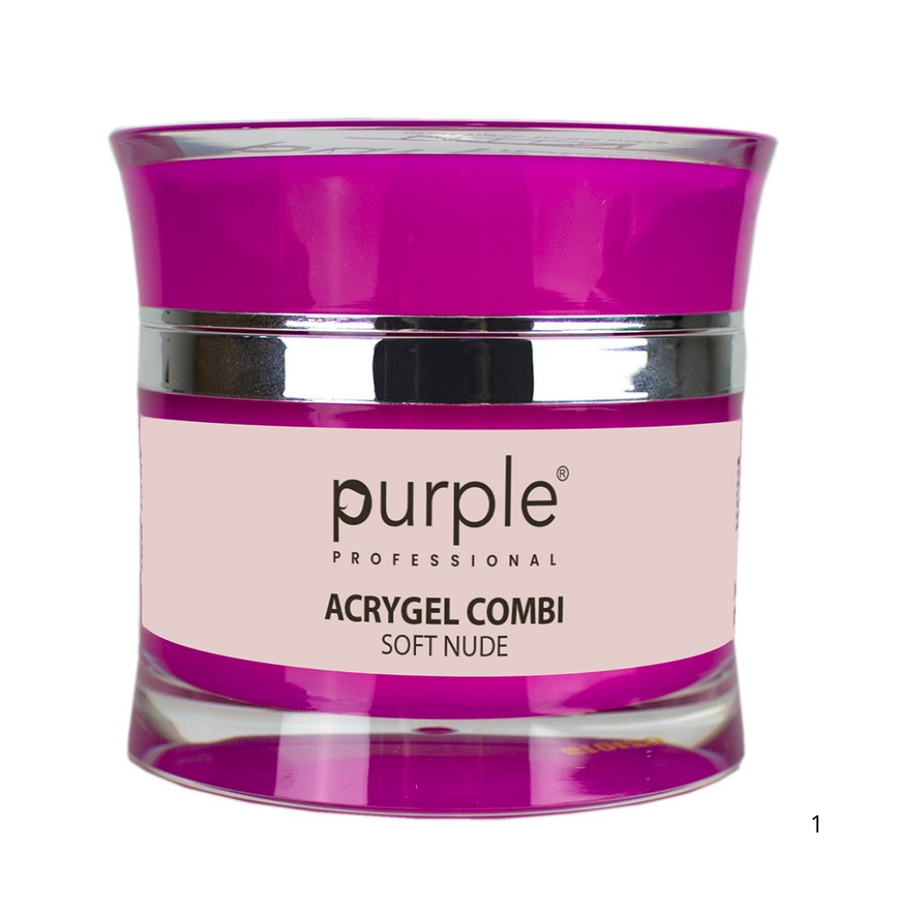 Purple Professional Acrygel Combi P1665 Soft Nude 100gr