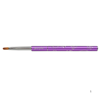 Pincel Nylon Oval Gel #2 - Purple