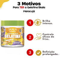 Skala Fruitastic - Gelatina Capilar Maracuja 550 g