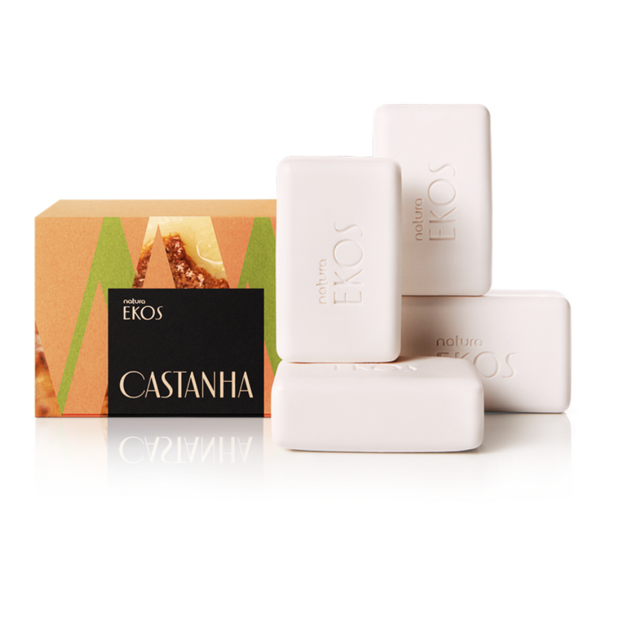 Sabonete Cremosos Castanha Ekos 4X100g - Natura
