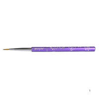 Pincel Nylon Nail Art Sombras 2mm/11mm - Purple