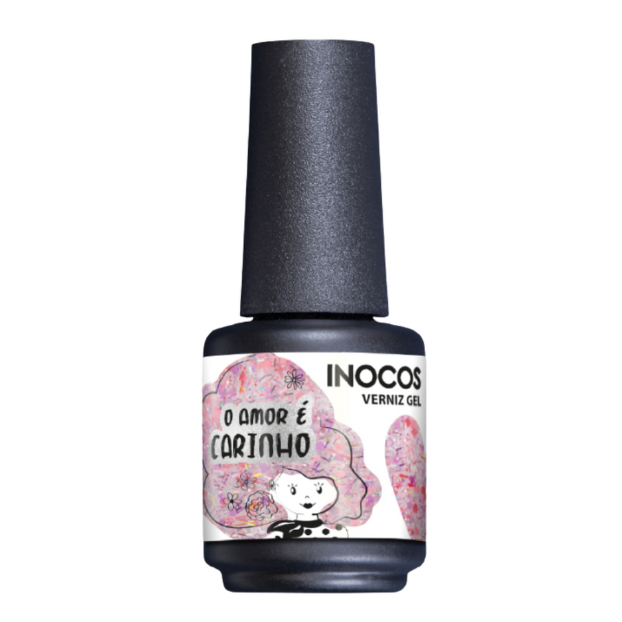 Verniz Gel O Amor É Carinho 15ml - Inocos